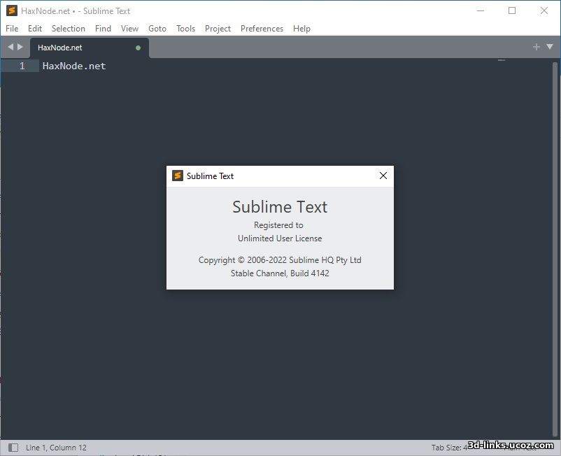 Sublime Text 4 Build 4142 (x64)