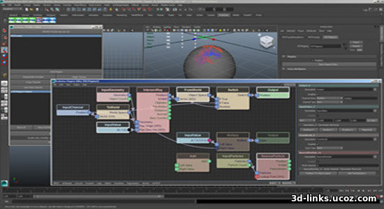 Magma node-based toolkit interface in Krakatoa MY 2.7 for advanced particle channeling